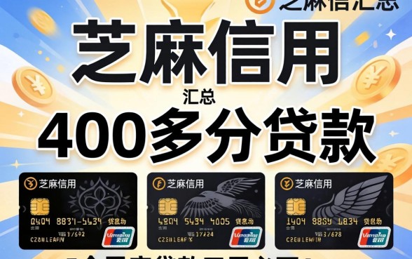 芝麻信用400多分贷款，汇总5个黑户贷款的口子必下app