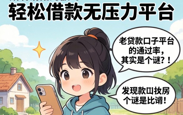 我试了那些所谓的轻松借款无压力平台，发现老贷款口子平台的通过率其实是个谜