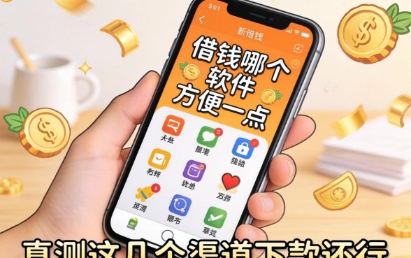 手机借钱哪个软件方便一点?实测这几个渠道下款还行