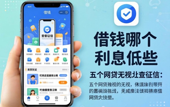 手机借钱哪个利息低些,详细阐述五个网贷无视不查征信app