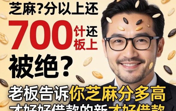 芝麻分700分以上还被拒?老板告诉你芝麻分多高才好借款