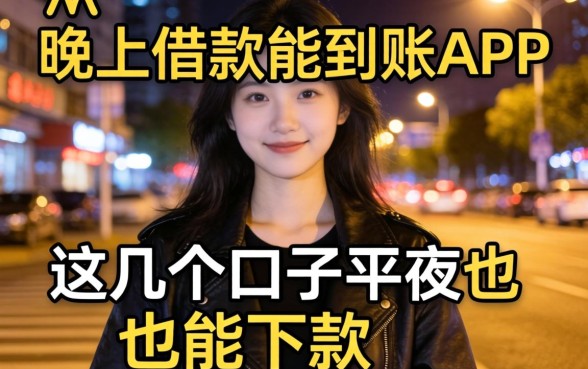 实测晚上借款能到账的app,这几个口子半夜也能下款