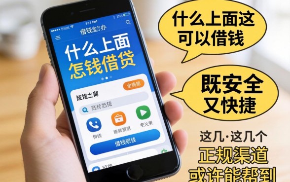 急需用钱怎么办?手机什么上面可以借钱既安全又快捷?这几个正规渠道或许能帮到你