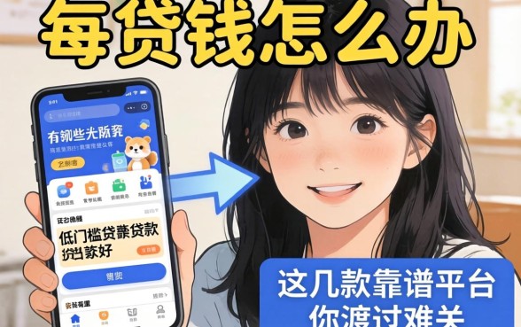 急需用钱怎么办？有哪些低门槛小额贷款软件好？这几款靠谱平台助你渡过难关