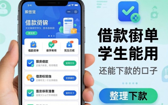 有什么借款软件是学生能用的？整理几个还能下款的口子