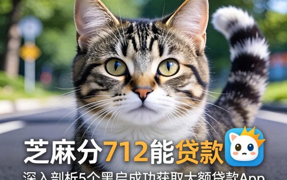 芝麻分712能贷款，深入剖析5个黑户成功获取大额贷款的app