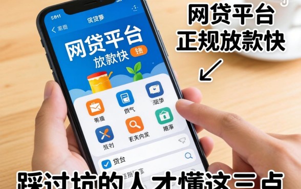 手机上哪个网贷平台正规放款快?踩过坑的人才懂这三点