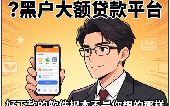 我翻了二十个黑户大额贷款平台,发现好下款的软件根本不是你想的那样