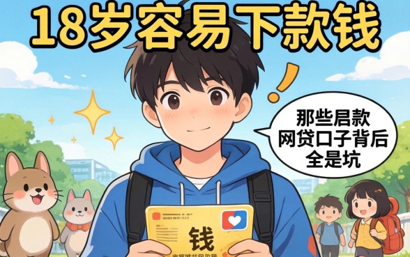 我16岁急需用钱,发现那些声称18岁容易下款的网贷口子背后全是坑
