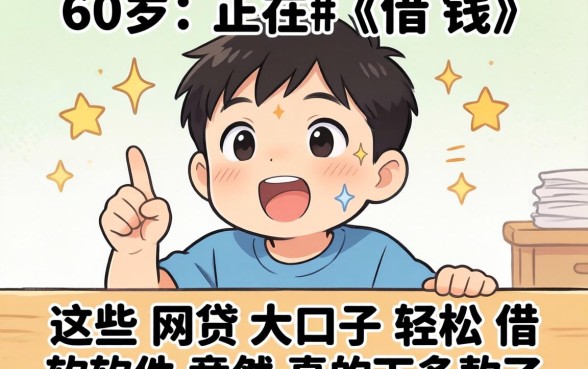 我60岁还在借钱，这些网贷大口子轻松借软件竟然真的下款了