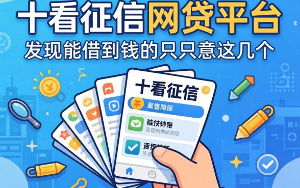 我翻了十几个不看征信的网贷平台,发现能借到钱的只有这几个