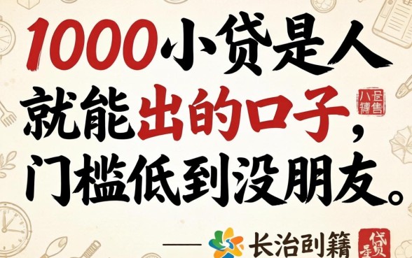 实测1000小贷是人就能出的口子,门槛低到没朋友