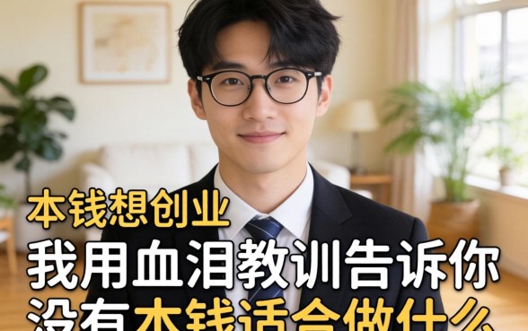 没本钱想创业?我用血泪教训告诉你没有本钱适合做什么