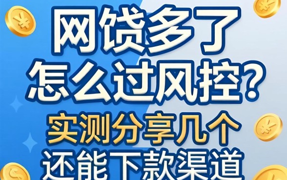 网贷多了怎么过风控？实测分享几个还能下款的渠道