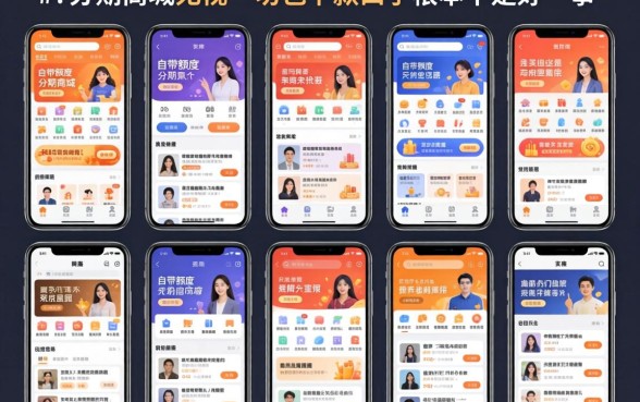 我试了十几个平台,发现自带额度的分期商城和无视一切包下款口子根本不是一回事