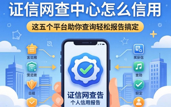 征信网查中心怎么用？个人信用报告查询全攻略，这五个平台助你轻松搞定