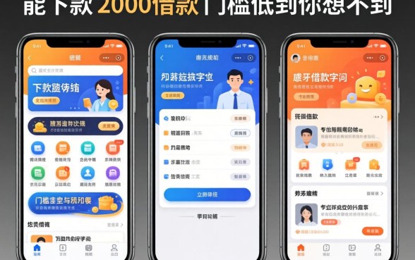 实测几款能下款的2000借款软件，门槛低到你想不到
