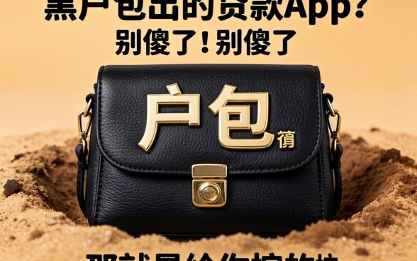 黑户包出的贷款app？别傻了，那是给你挖的坑