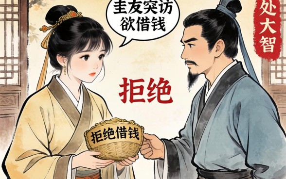 挚友突访欲借钱,如何体面拒绝?从拒绝借钱古文中寻找处世大智慧