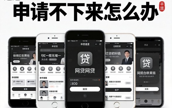 贷款申请不下来怎么办-,遴选五个无视黑白的网贷软件
