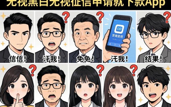 我试了十个所谓无视黑白无视征信申请就下款的app，结果让我很意外