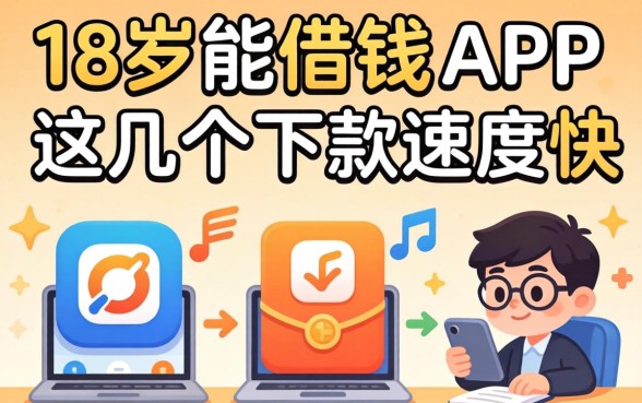 盘点满18岁能借钱的app，这几个下款速度比较快