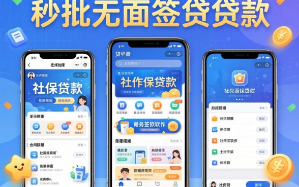 我试了几个凭社保贷款的平台，发现秒批无面签贷款软件并不像传说中那么美好
