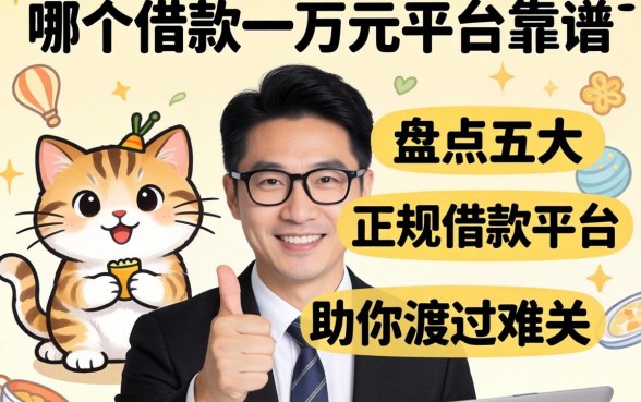 急需用钱怎么办?哪个借款一万元平台靠谱?盘点五大正规借款平台助你渡过难关