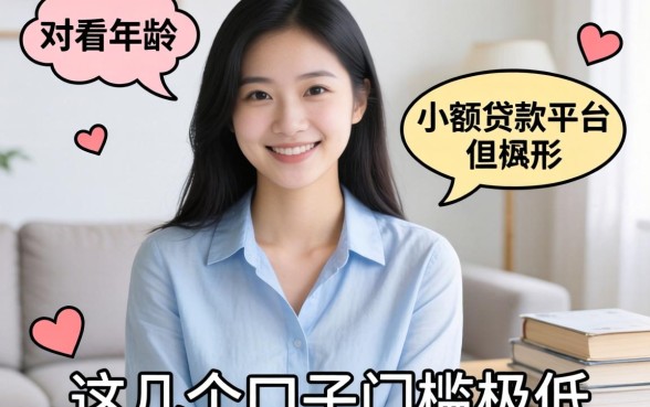 盘点不看年龄的小额贷款平台有哪些，这几个口子门槛极低