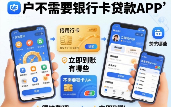 黑户不需要银行卡的贷款app立马到账的有哪些?整理几个渠道