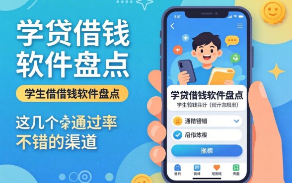 学生贷借钱软件盘点：这几个通过率不错的渠道
