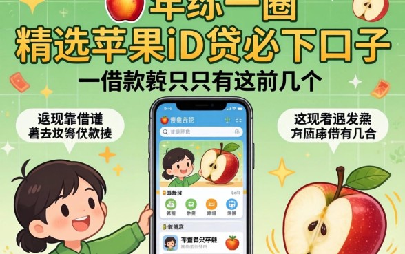 我试了一圈精选苹果id贷必下口子2026，发现靠谱的借款软件只有这几个