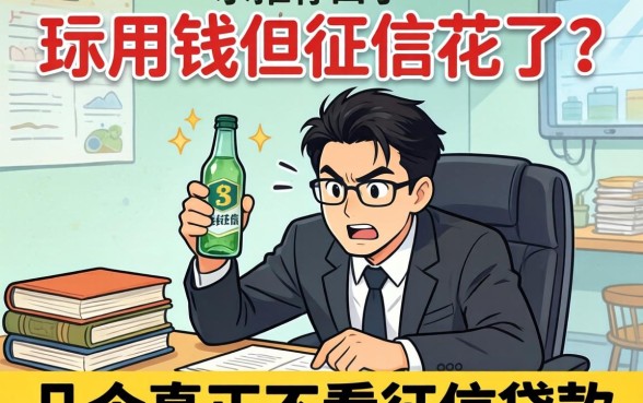 急用钱但征信花了？求推荐几个真正不看征信的贷款口子！