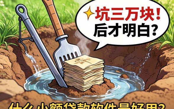 被坑三万块后才明白：什么小额贷款软件最好用？