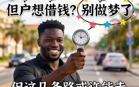 黑户想借钱？别做梦了，但这几条路或许能走
