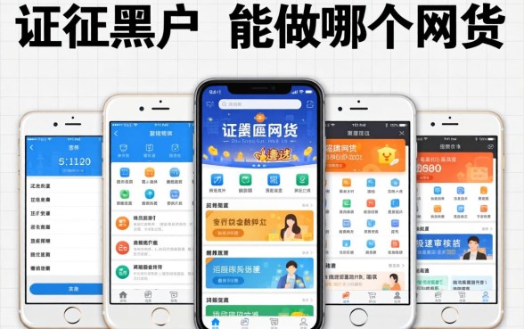 征信黑户能做哪个网贷,遴选五个极速审核的网贷软件