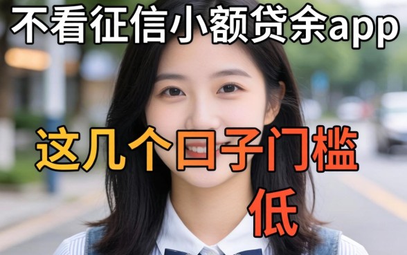 揭秘2026不看征信小额贷款app,这几个口子门槛极低