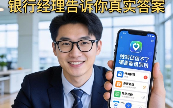 着急用钱征信不好哪里能借到钱软件？银行经理告诉你真实答案