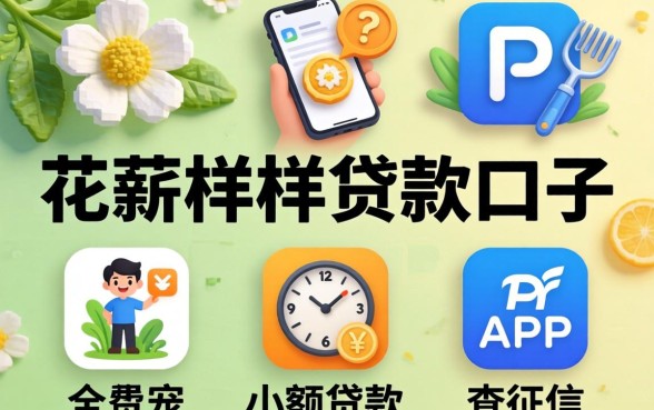 类似花薪一样的贷款口子,细致阐述五个小额贷款不查征信的app