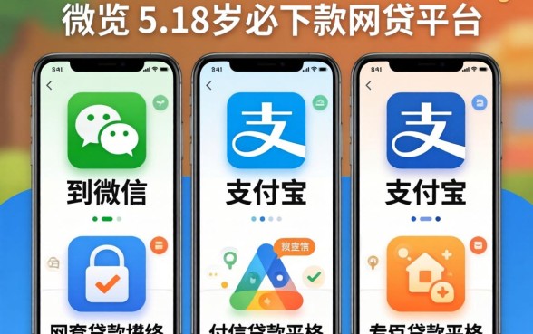 放款到微信和支付宝的贷款软件，概览5个18岁必下款的网贷平台
