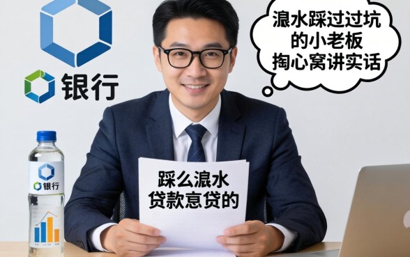 用银行流水贷款怎么贷的?一个踩过坑的小老板掏心窝讲实话