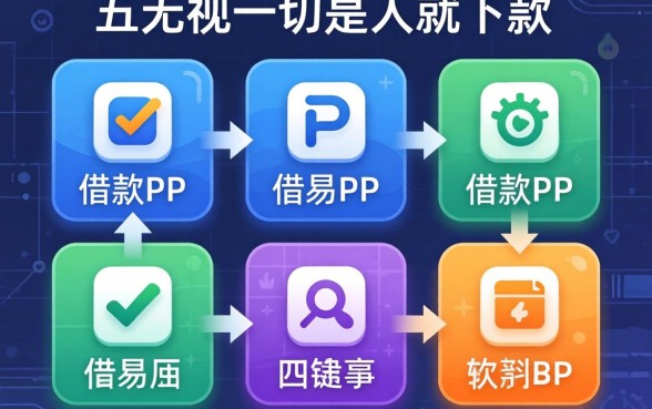 容易借款PP，规整五个无视一切是人就下款的软件