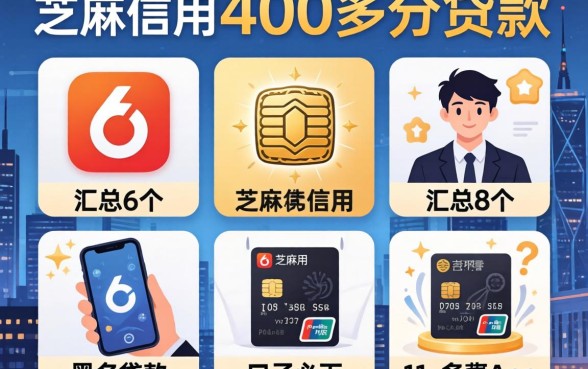 芝麻信用400多分贷款，汇总5个黑户贷款的口子必下app