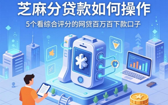 芝麻分贷款如何操作，整理5个不看综合评分的网贷百分百下款口子