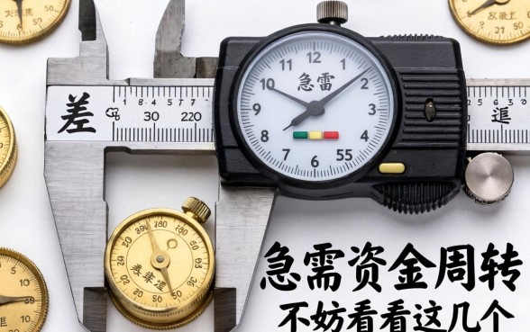 无视差游标卡尺：急需资金周转不妨看看这几个渠道