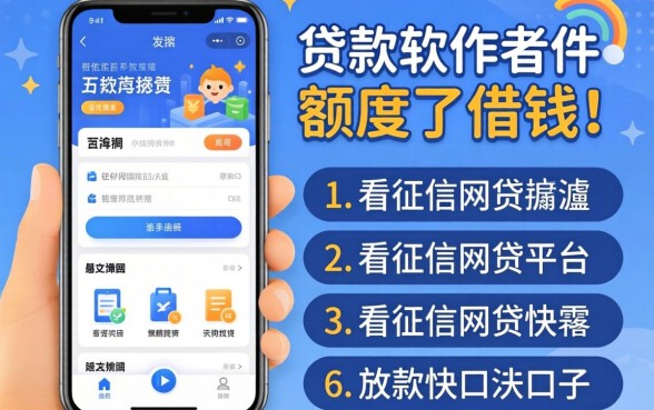 贷款软件出额度了借钱，胪列五个不看征信网贷平台放款快的口子