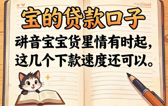 盘点各种宝的贷款口子：这几个下款速度还可以