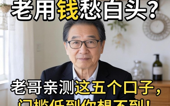 急用钱愁白头?老哥亲测这五个口子,门槛低到你想不到!