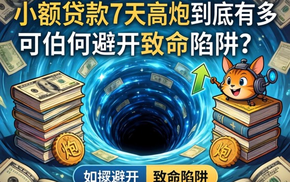 急需用钱点开链接却陷入无底洞？小额贷款7天高炮到底有多可怕，如何避开致命陷阱？
