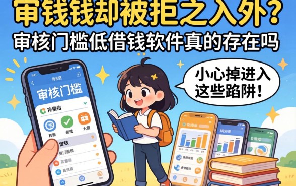 急需用钱却被拒之门外?审核门槛低借钱的软件真的存在吗?小心掉进这些陷阱!